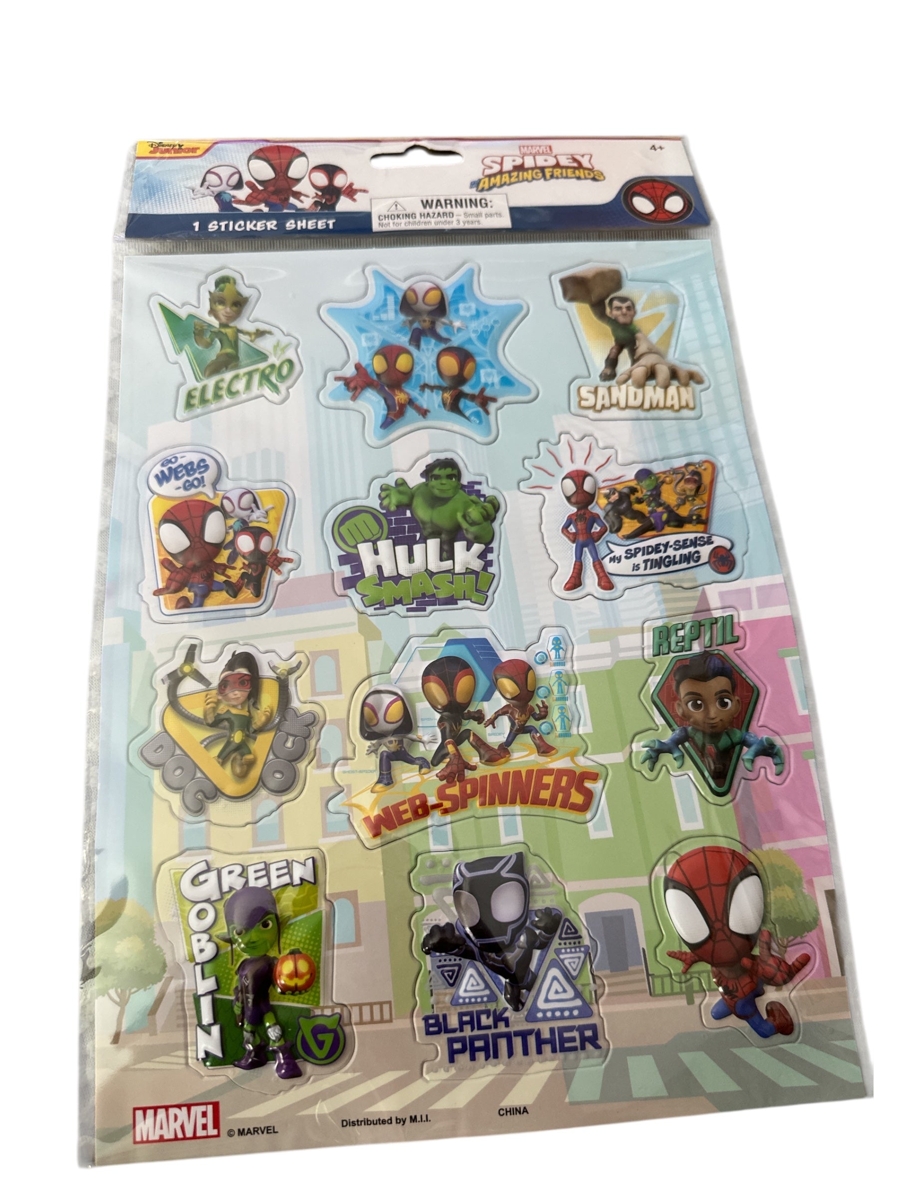 Spider-Man Themed Kids Combo Set – Drawstring Backpack + Sticker Sheet + Silicone Keychain, 3-Piece Gift Set