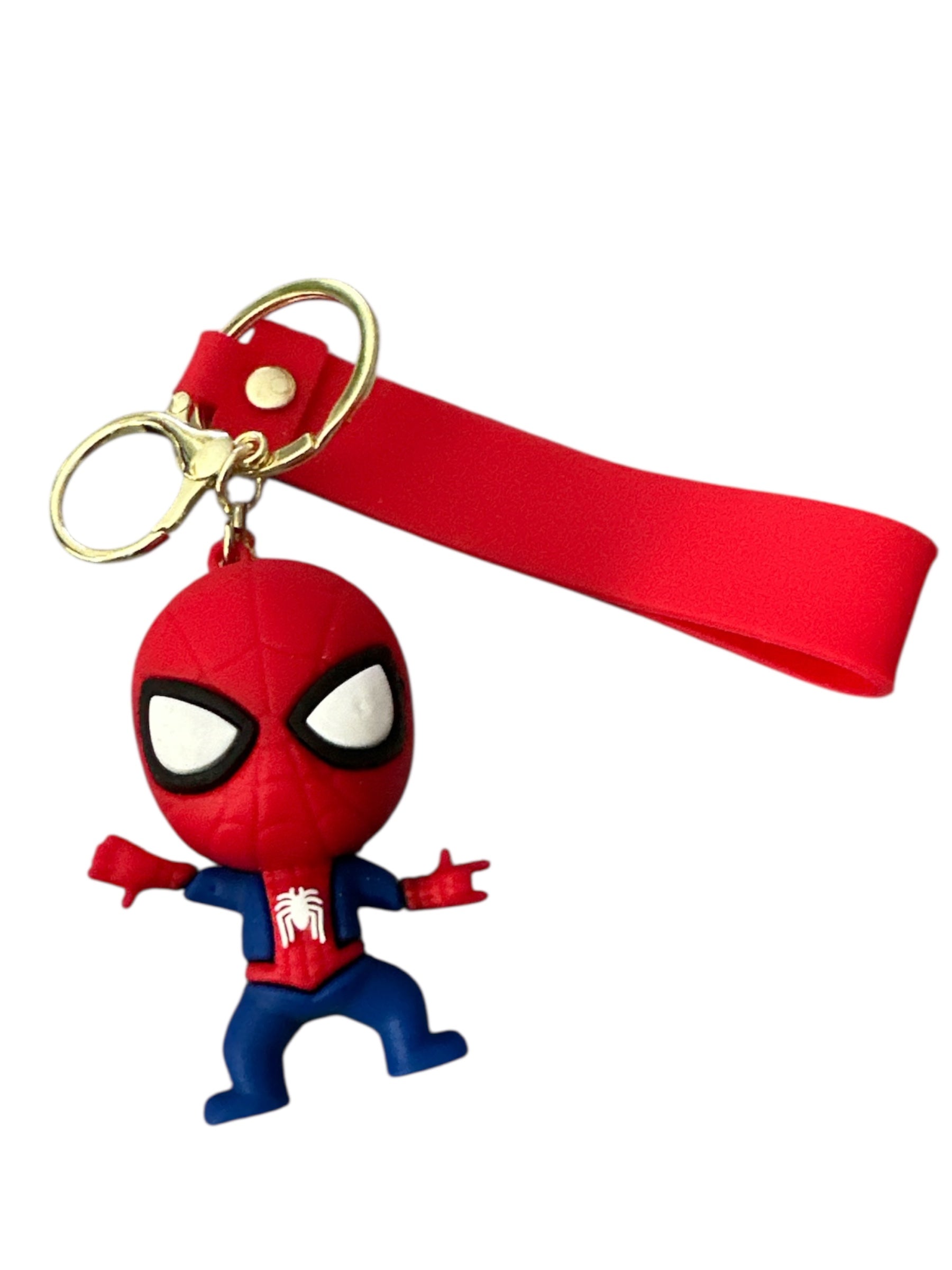 Spider-Man Themed Kids Combo Set – Drawstring Backpack + Sticker Sheet + Silicone Keychain, 3-Piece Gift Set