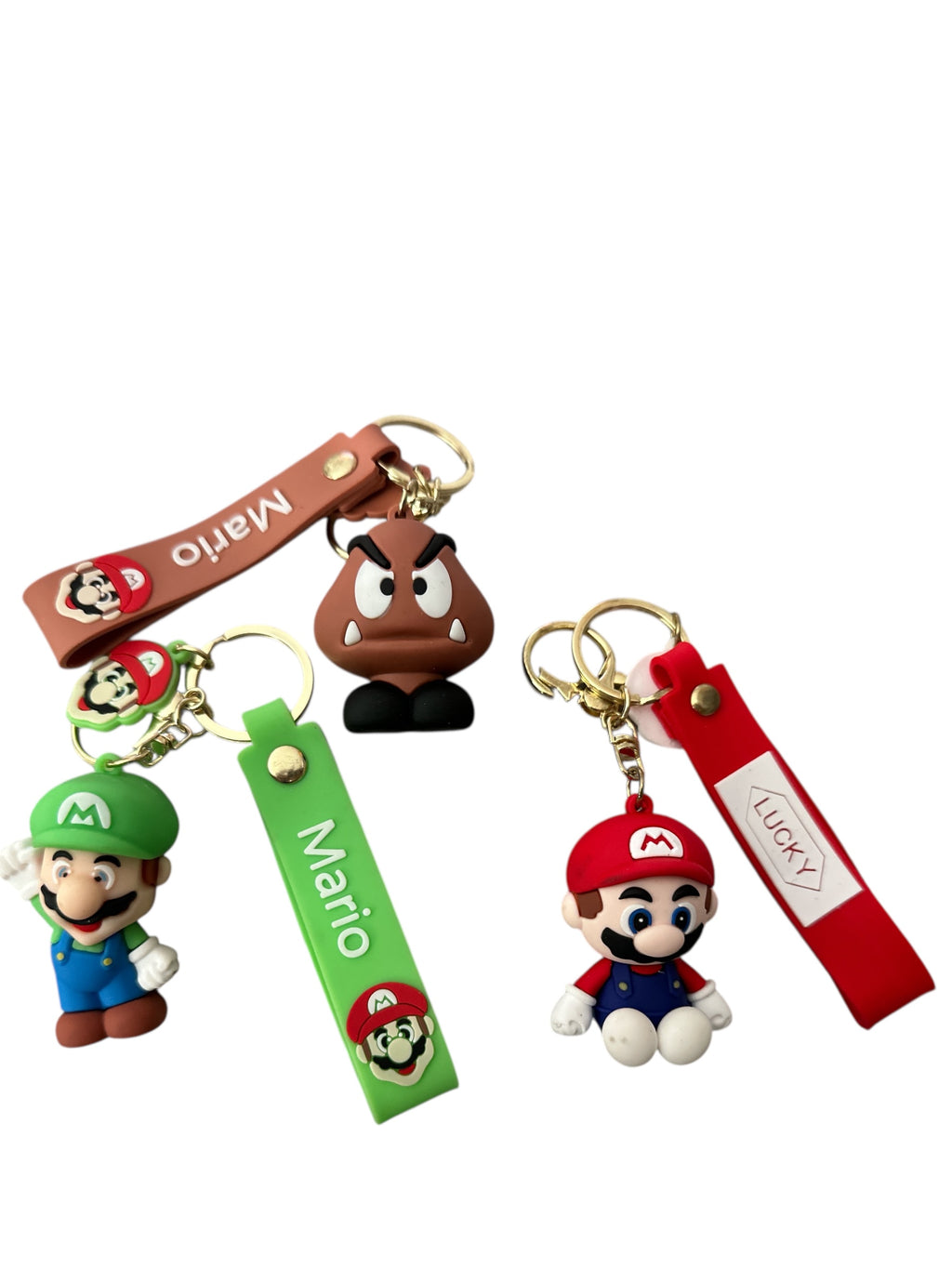 Game Character Themed Silicone Keychain Set – 3-Pack Combo, 3” Mini Soft PVC Keychains, Cute Bag & Key Accessories