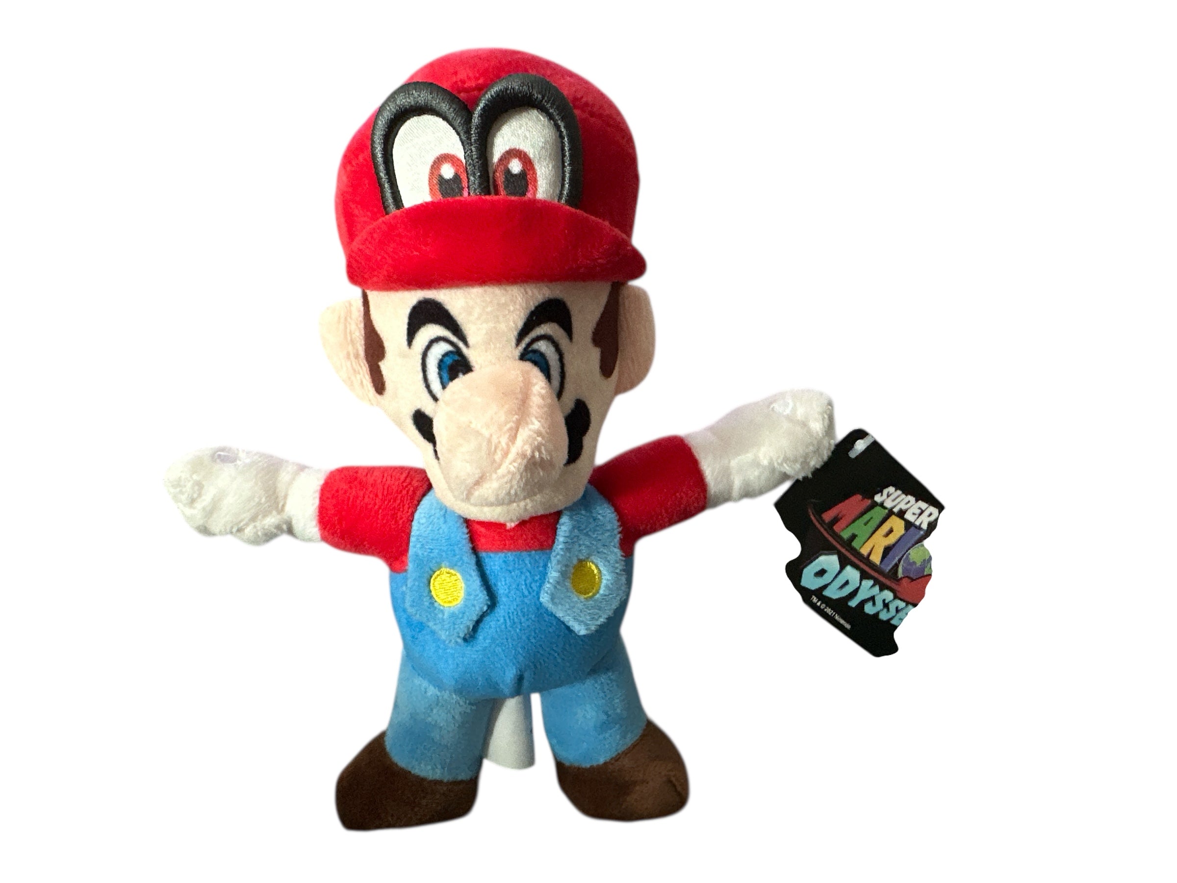 Super Mario Themed Combo Set – 7” Plush Toy + 3” Mini Keychain, Cute Gift Bundle for Kids & Fans