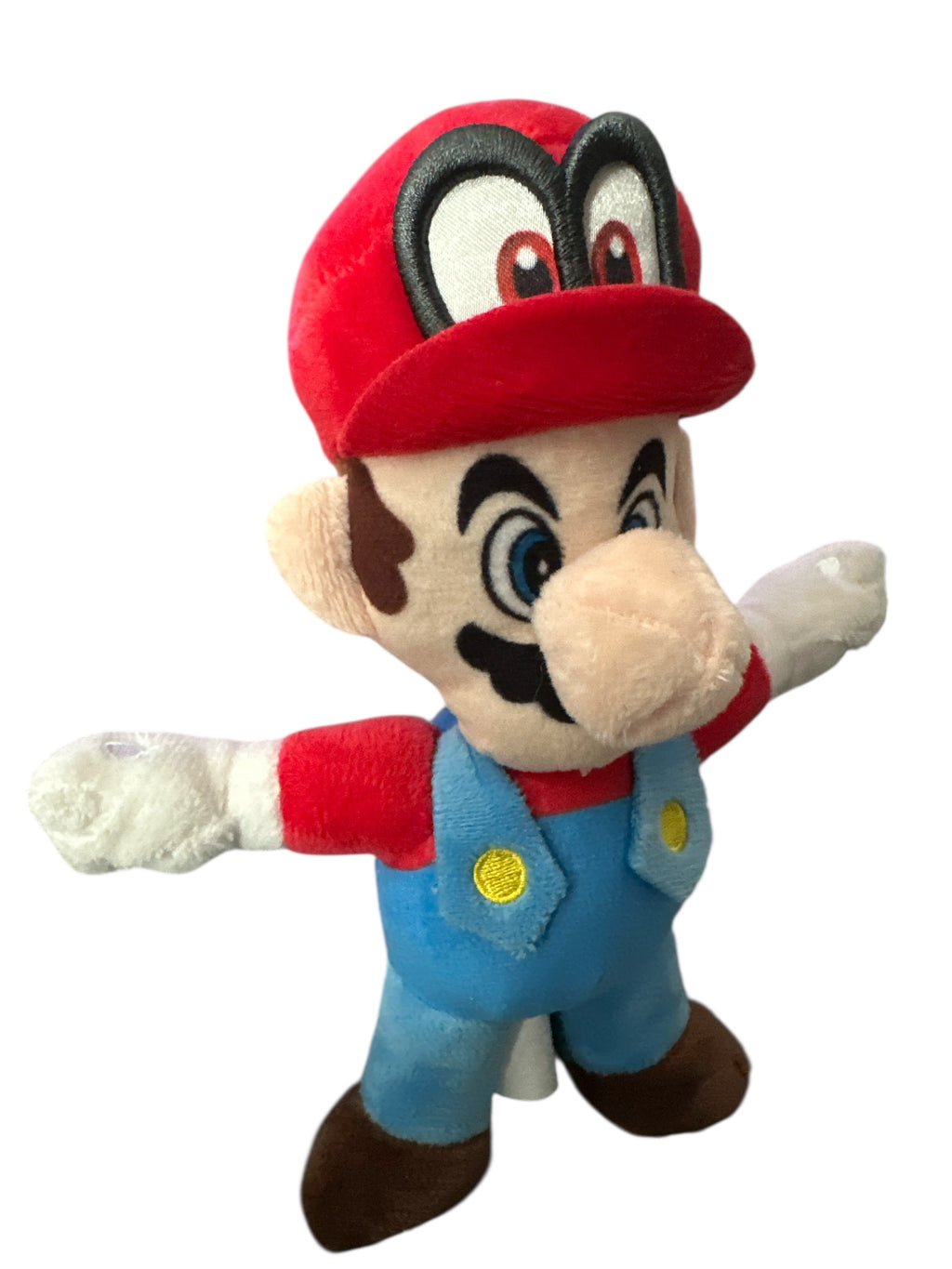 Super Mario Themed Combo Set – 7” Plush Toy + 3” Mini Keychain, Cute Gift Bundle for Kids & Fans