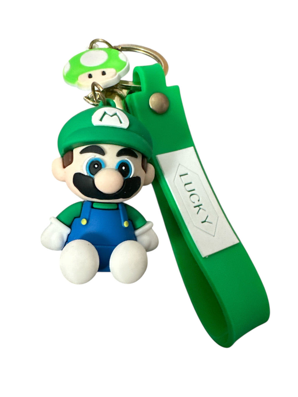 Game Character Themed Silicone Keychain Combo Set – 2-Pack, 3” Mini Soft PVC Figure Keychains with Wrist Strap