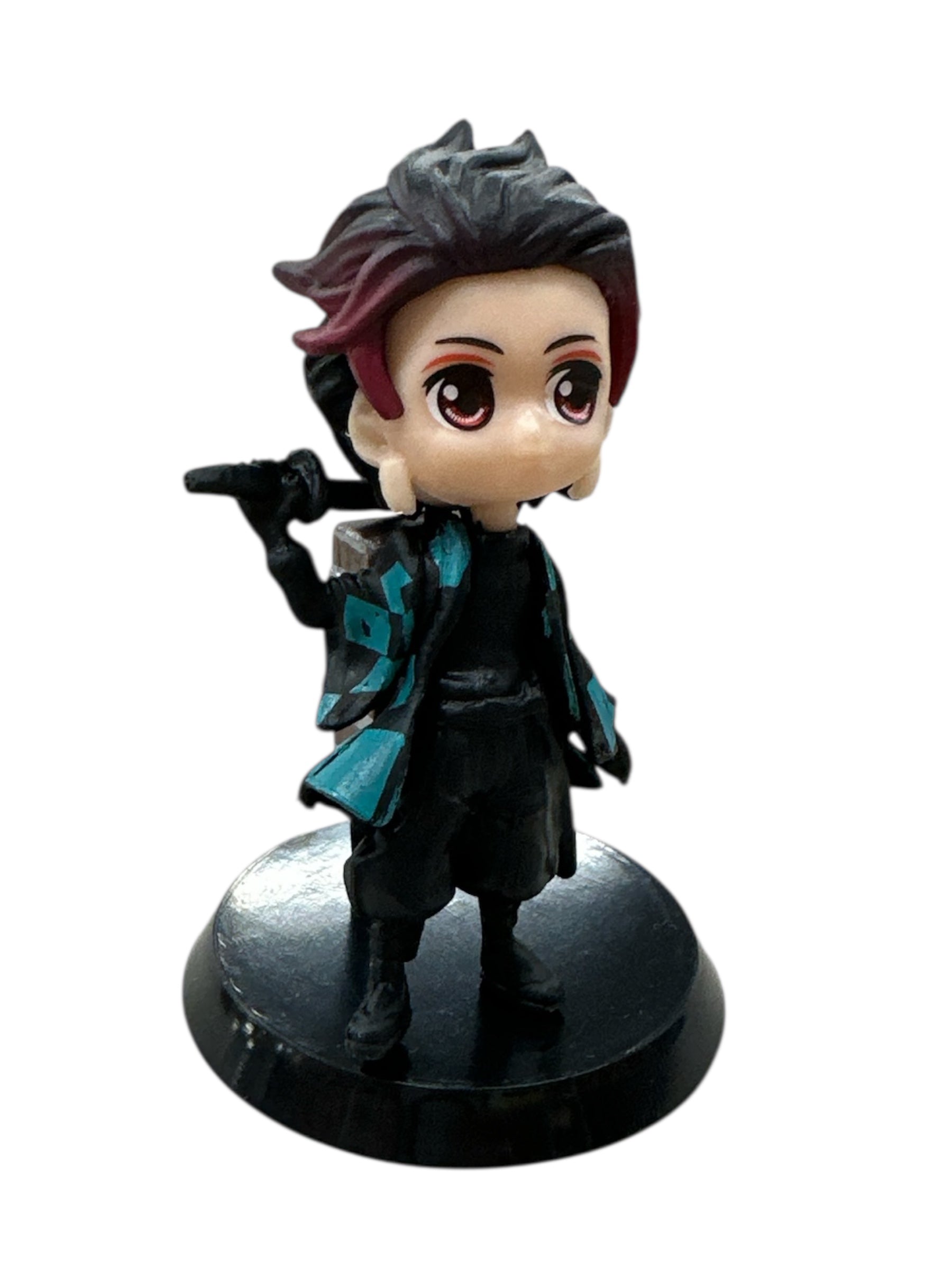 Anime Hero Demon Fabric Poster (34”) + Mini Demon Figure (3”) | Fan-Style Combo Set