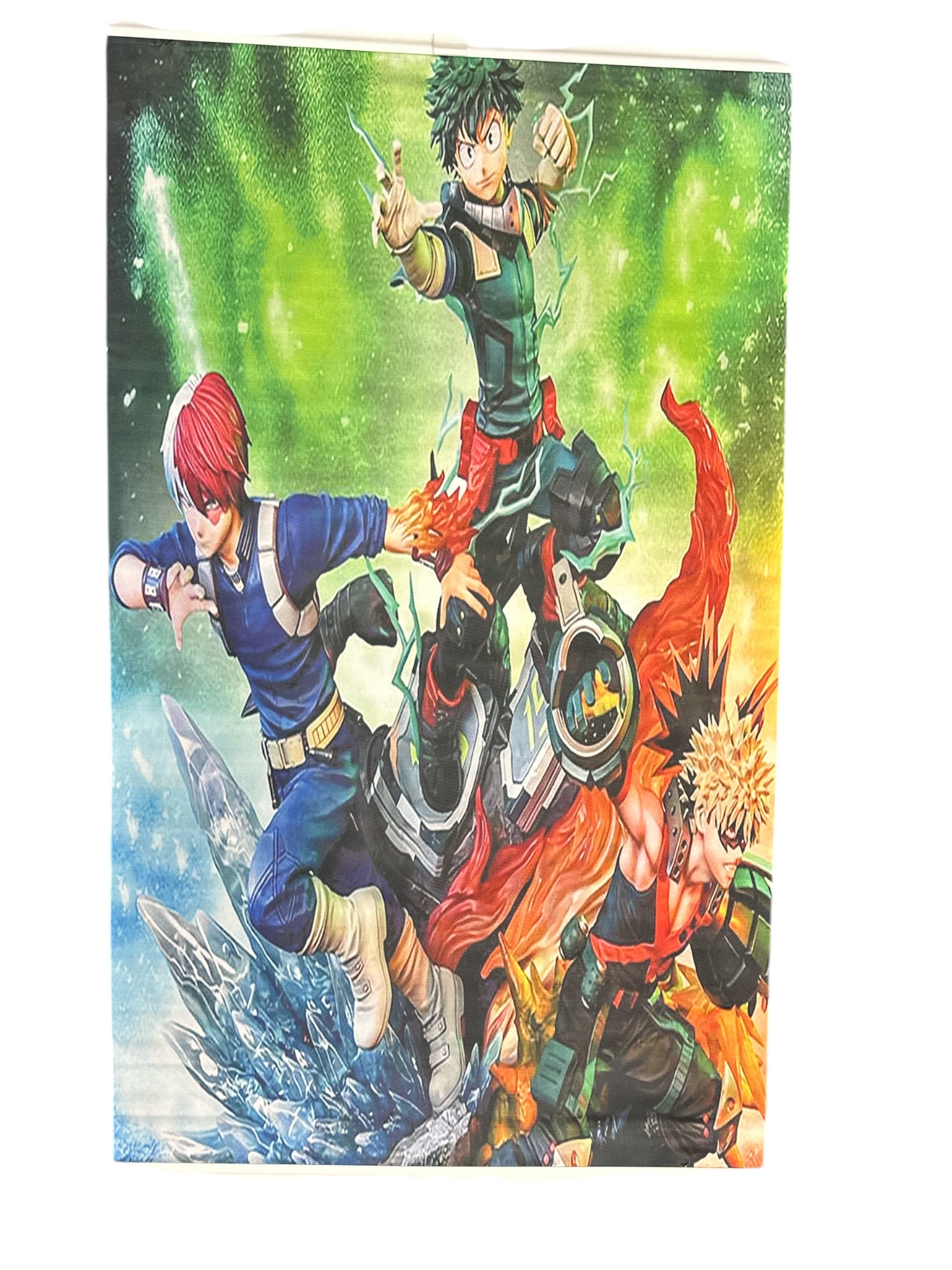 Anime Hero Academy Fabric Poster (36”) + Lanyard | Fan-Style Combo Set