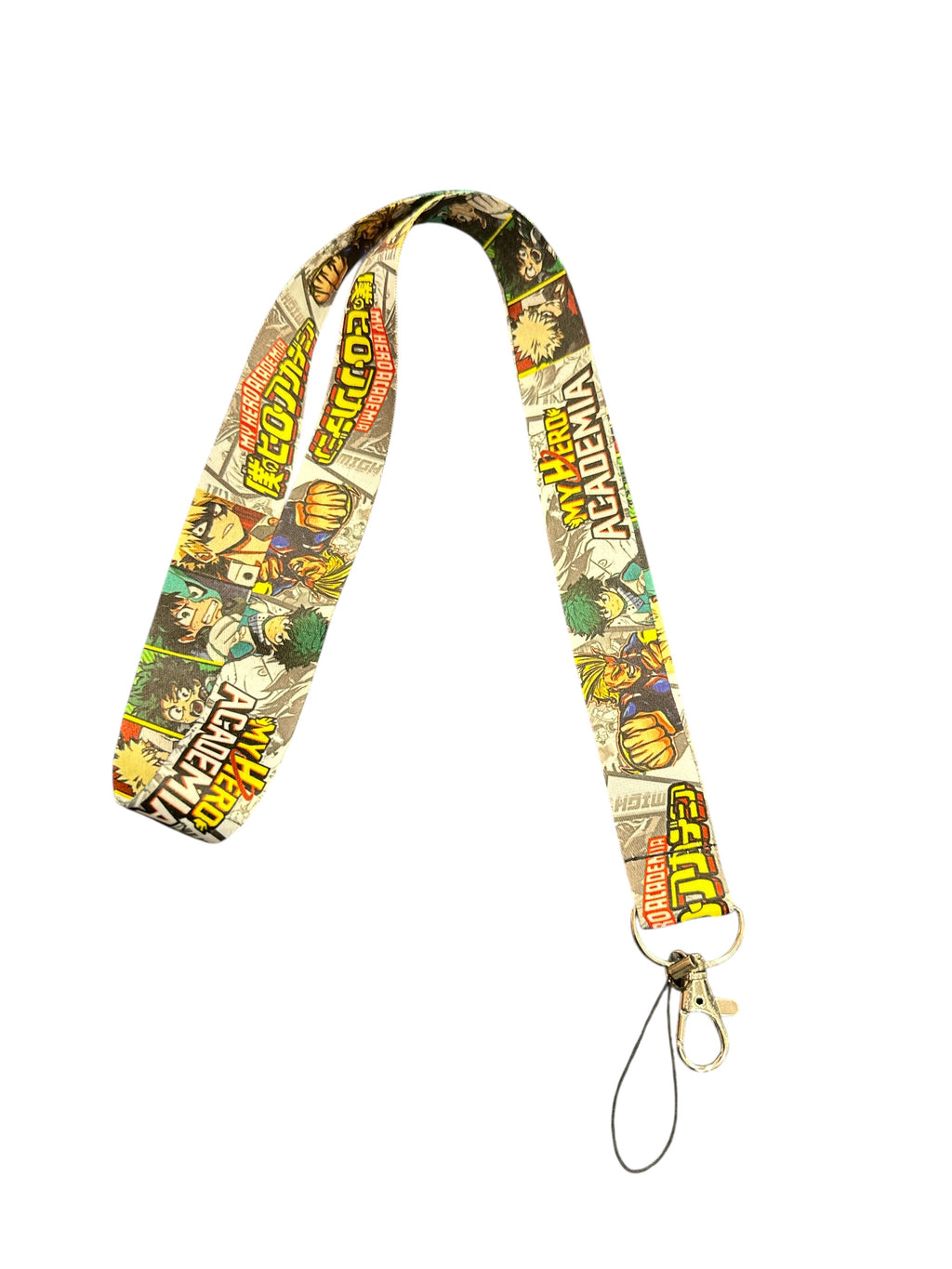 Anime Hero Academy Fabric Poster (36”) + Lanyard | Fan-Style Combo Set