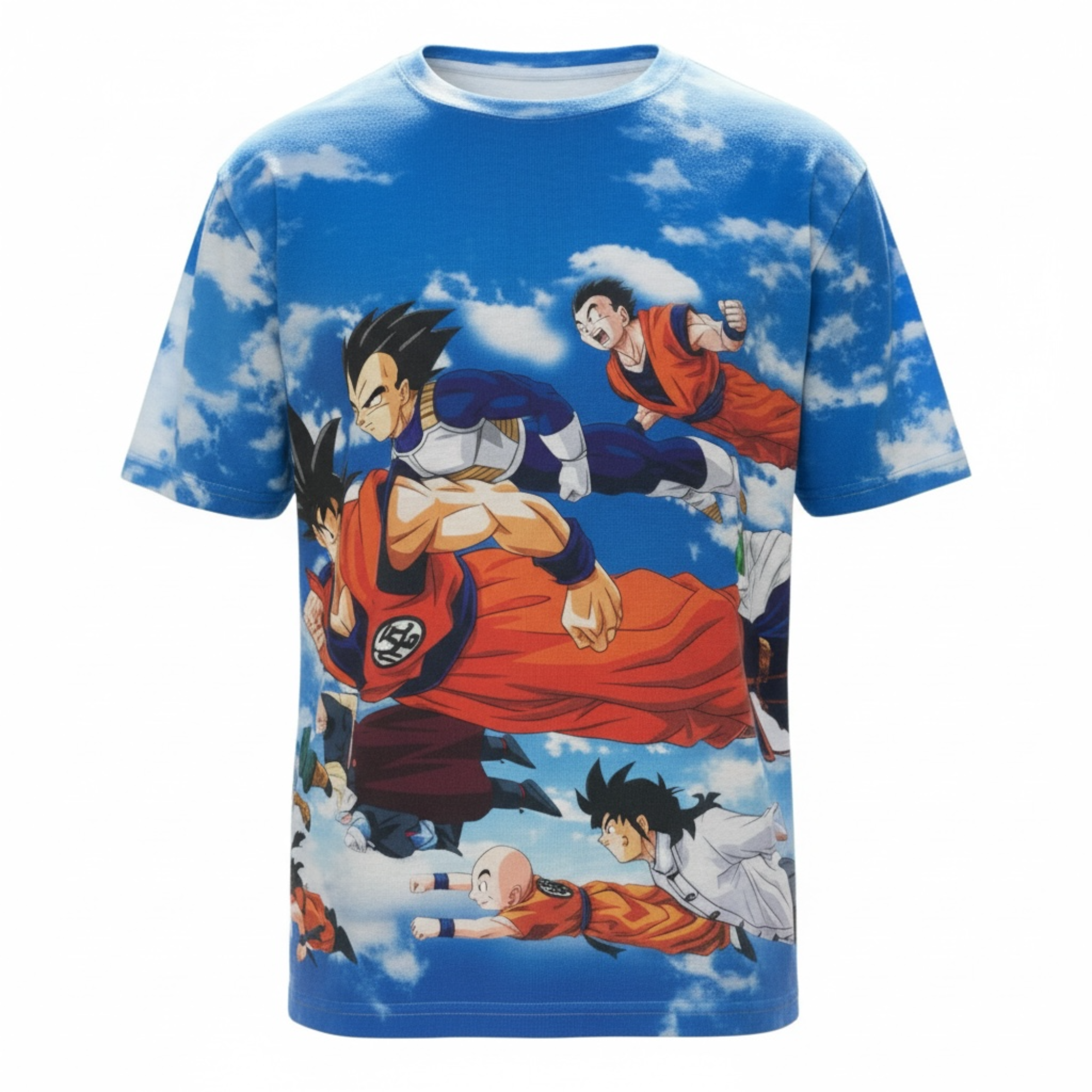 Anime-Inspired Saiyan Warrior Style T-Shirt for anime lover – Graphic Tee