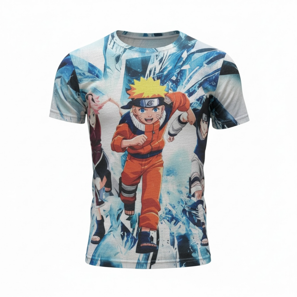 Ninja Hero Style Graphic T-Shirt – Casual Tee for Anime Lover