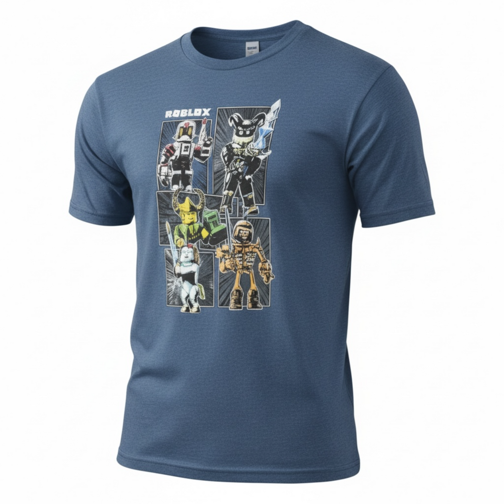 Roblox Style  T-Shirt – 100% Cotton Super Soft Graphic Tee