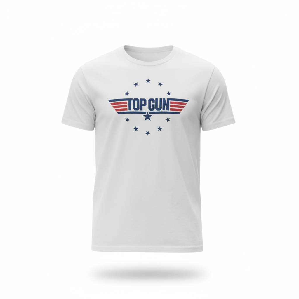 Top Gun  Oversize T-Shirt – 3XL, 100% Cotton