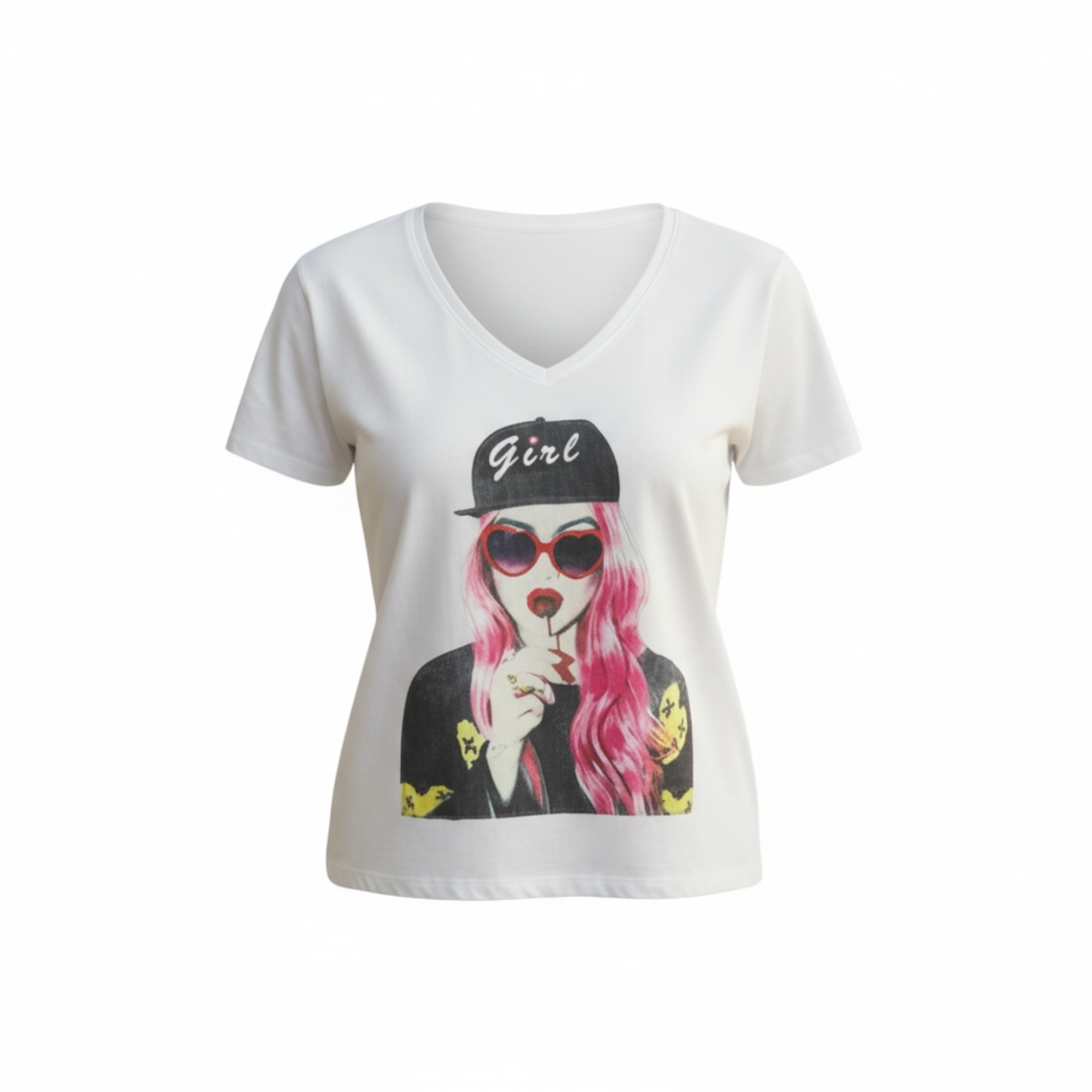 Fashion  T-Shirt – Casual Short Sleeve Tee