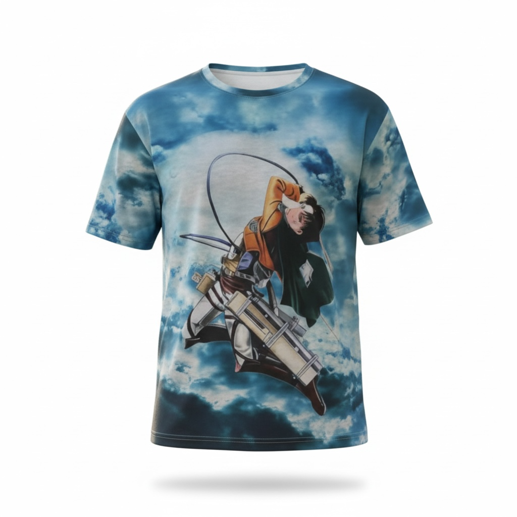 Colossal Warrior Style Graphic T-Shirt – Men  Casual Tee