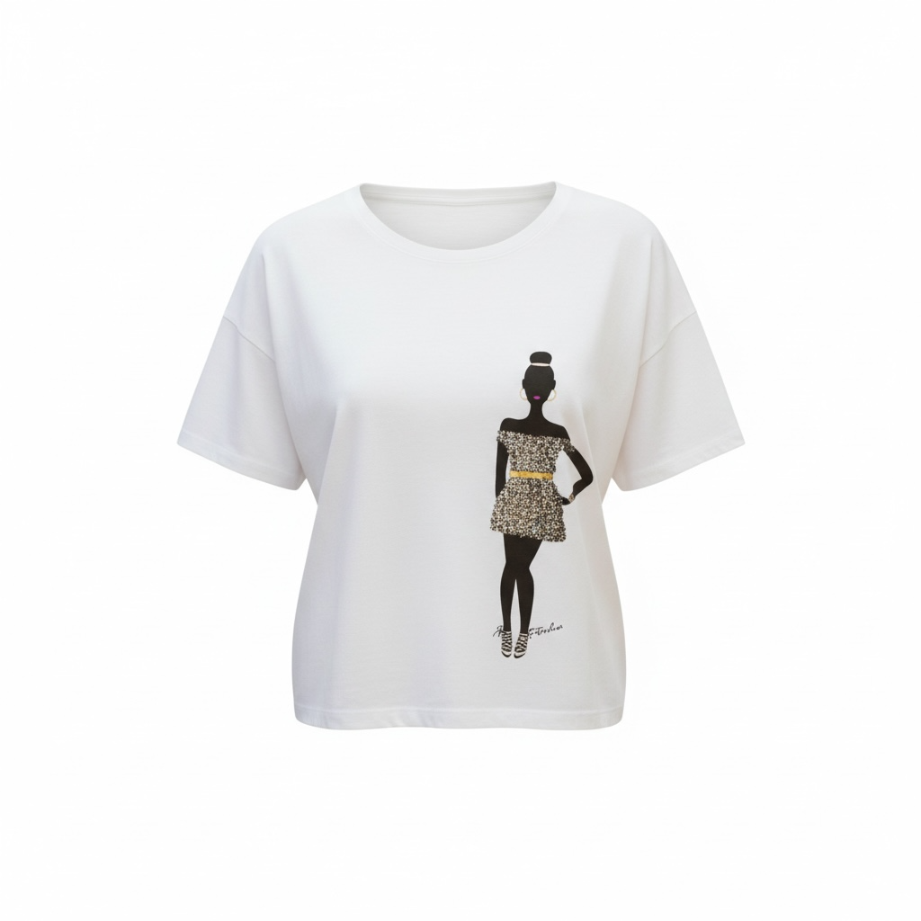 Fashion T-Shirt – Trendy Casual Short Sleeve Tee