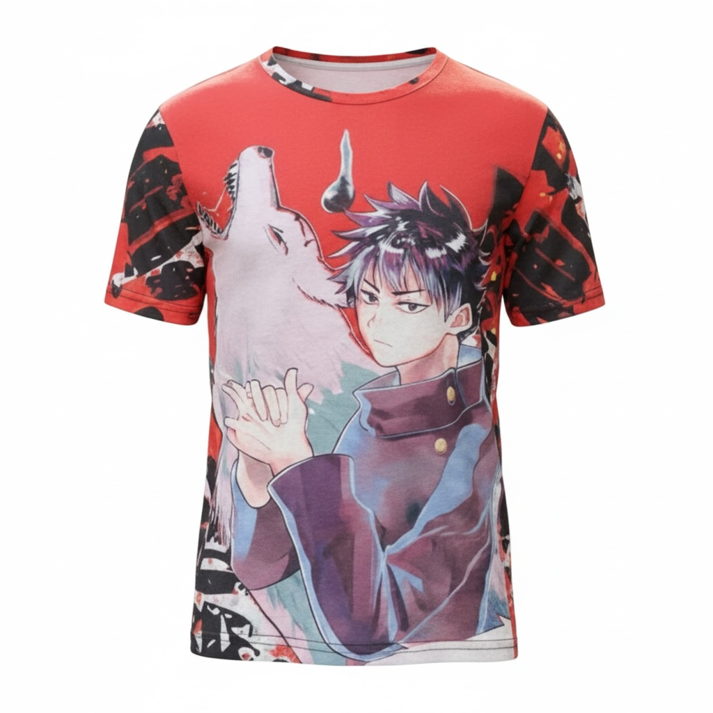 Dark Sorcerer Anime Style T-Shirt – Unisex Graphic Tee