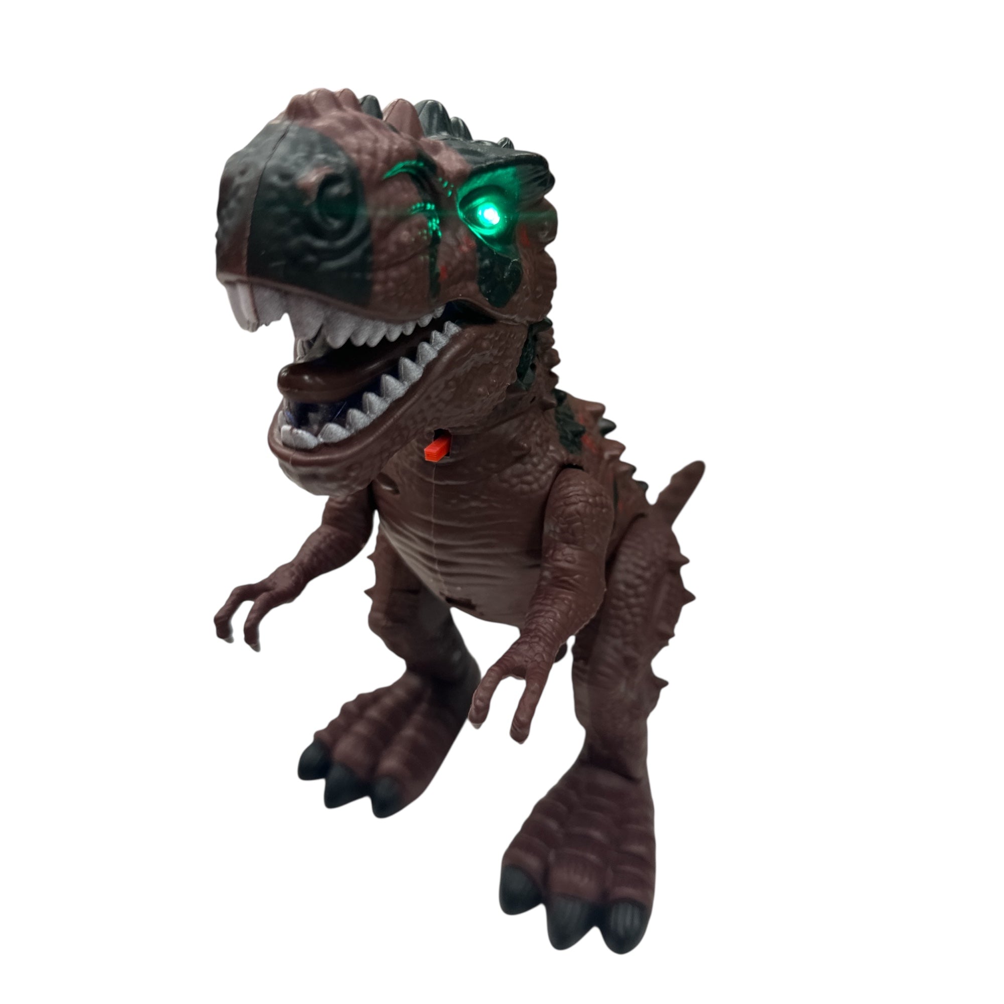 Gear Dinosaur Toy with Lights and Music, Battery Operated Bump and Go Dinosaur with Moving Gears, Interactive Educational Toy for Kids