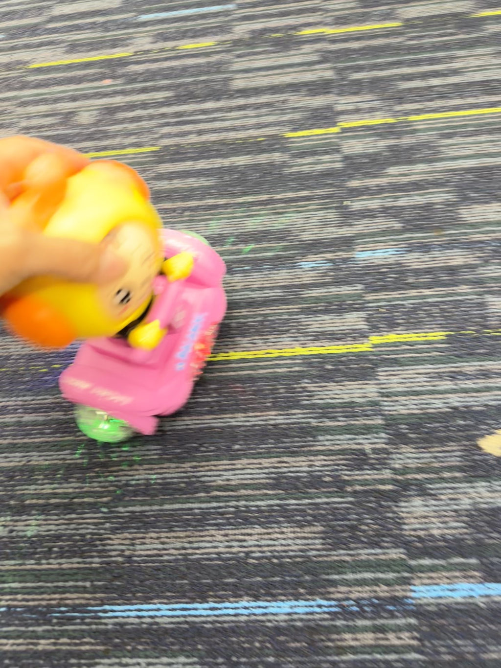 Kids Balance Car Dinosaur Version with Lights and Music, Cute Ride-On Balance Toy, Interactive Push Car for Toddlers Ages 3+