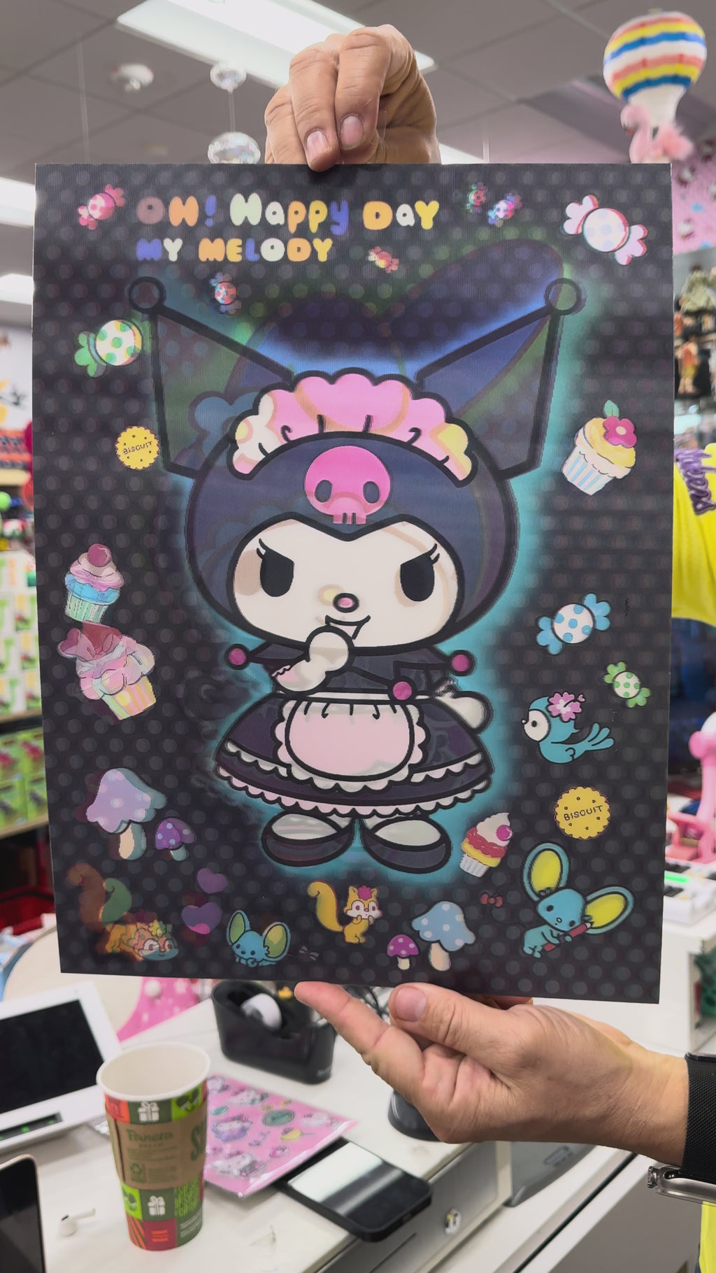 Cute Cartoon Character Lanyard with Key Holder – 18" Charm Accessory