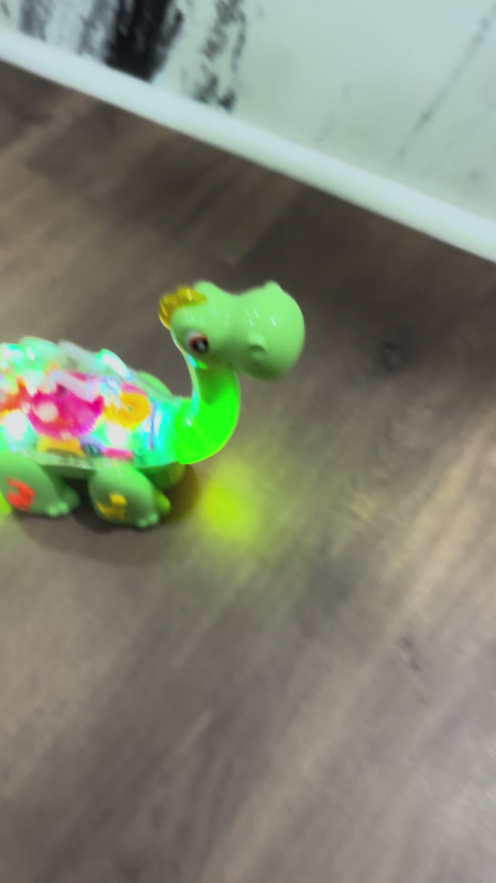 Gear Dinosaur Toy with Lights and Music, Bump & Go Action, Interactive Moving Gears Dinosaur for Kids, Fun Musical Toy Gift