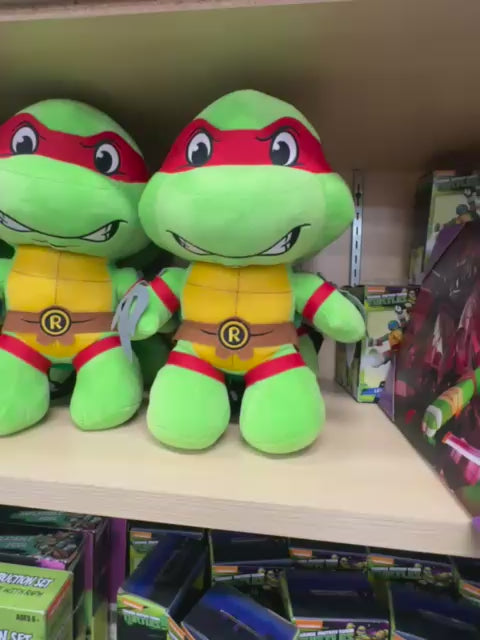 Ninja Turtle Raphael Plush 17” – Licensed Character Soft Stuffed Toy – Large Collectible Plush for Kids